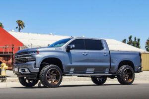 M07 Offroad Monster Wheels on a Chevrolet Silverado High Country