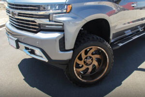 M07 Offroad Monster Wheels on a Chevrolet Silverado High Country