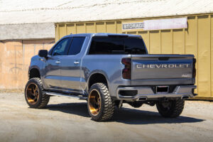 M07 Offroad Monster Wheels on a Chevrolet Silverado High Country