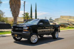 M07 OffRoad Monster Wheels Lifted on a Chevrolet Silverado 1500