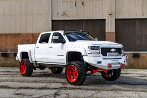 M22 Offroad Monster Wheels on a Lifted Chevrolet Silverado