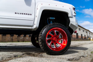 M22 Offroad Monster Wheels on a Lifted Chevrolet Silverado