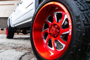 M22 Offroad Monster Wheels on a Lifted Chevrolet Silverado