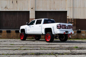 M22 Offroad Monster Wheels on a Lifted Chevrolet Silverado