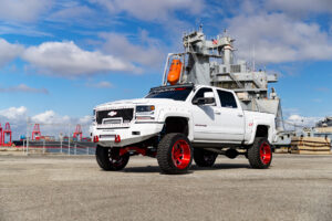 M22 Offroad Monster Wheels on a Lifted Chevrolet Silverado