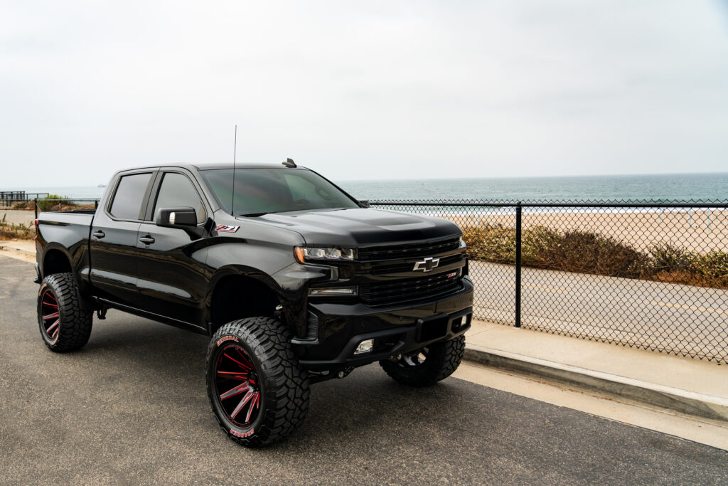 M25 Offroad Monster Wheels on a Lifted Chevy Silverado Z71