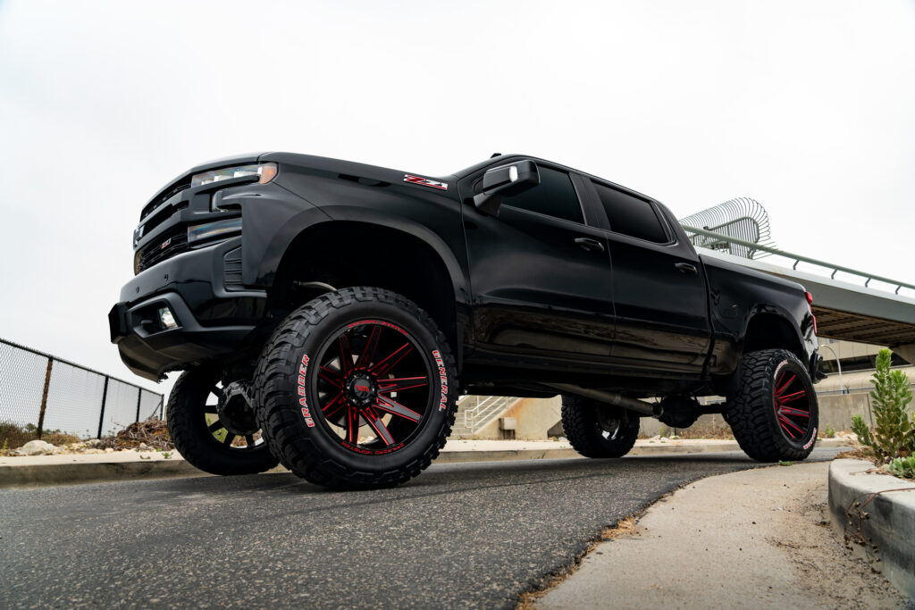 M25 Offroad Monster Wheels on a Lifted Chevy Silverado Z71