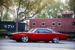 1970 Charger on Strada Street Classics Retro 5 wheels