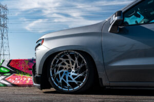 Silverado on Strada Nido Chrome Wheels