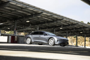 Lucid Air with Strada Martello Chrome Wheels