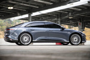 Lucid Air with Strada Martello Chrome Wheels