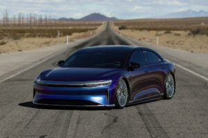 Lucid Air with Strada Martello Chrome Wheels - SEMA 2024