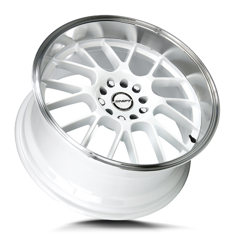 The Crank Wheel by Shift in White Polished Lip