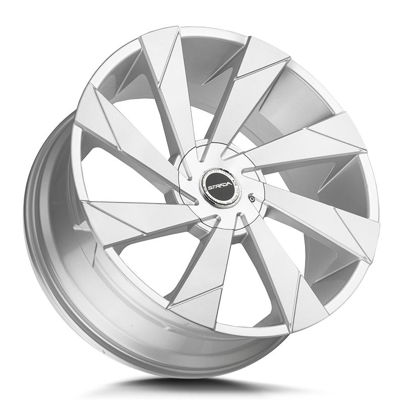 The Moto Wheel by Strada in Brushed Face Silver
