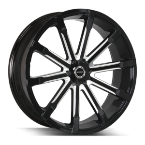 The Osso Wheel by Strada in Gloss Black Milled