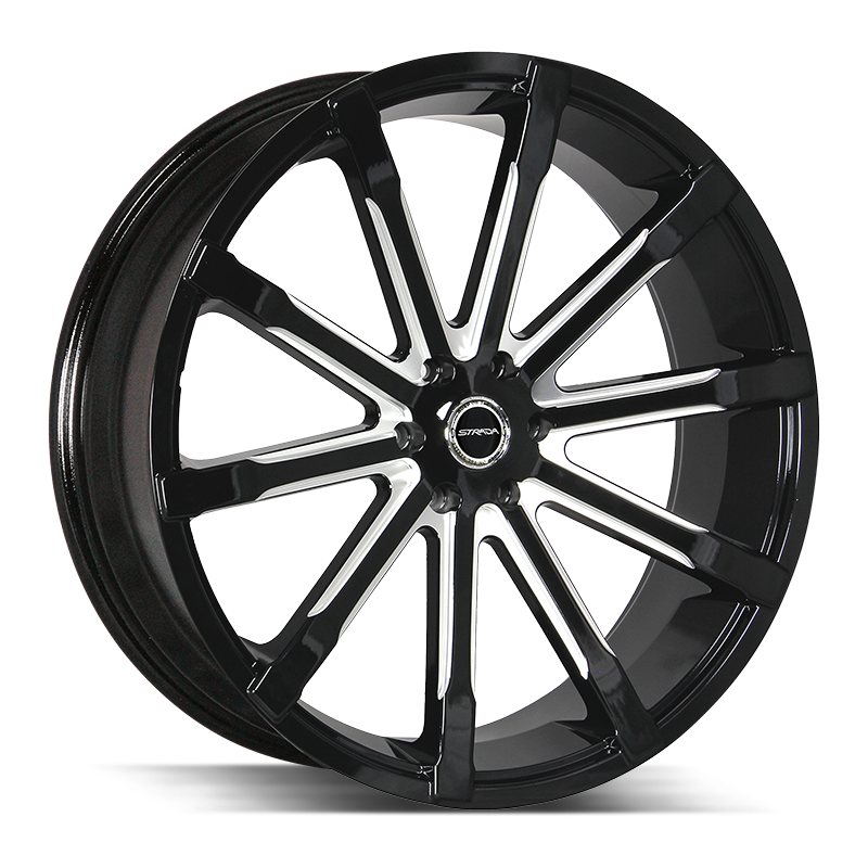 The Osso Wheel by Strada in Gloss Black Milled