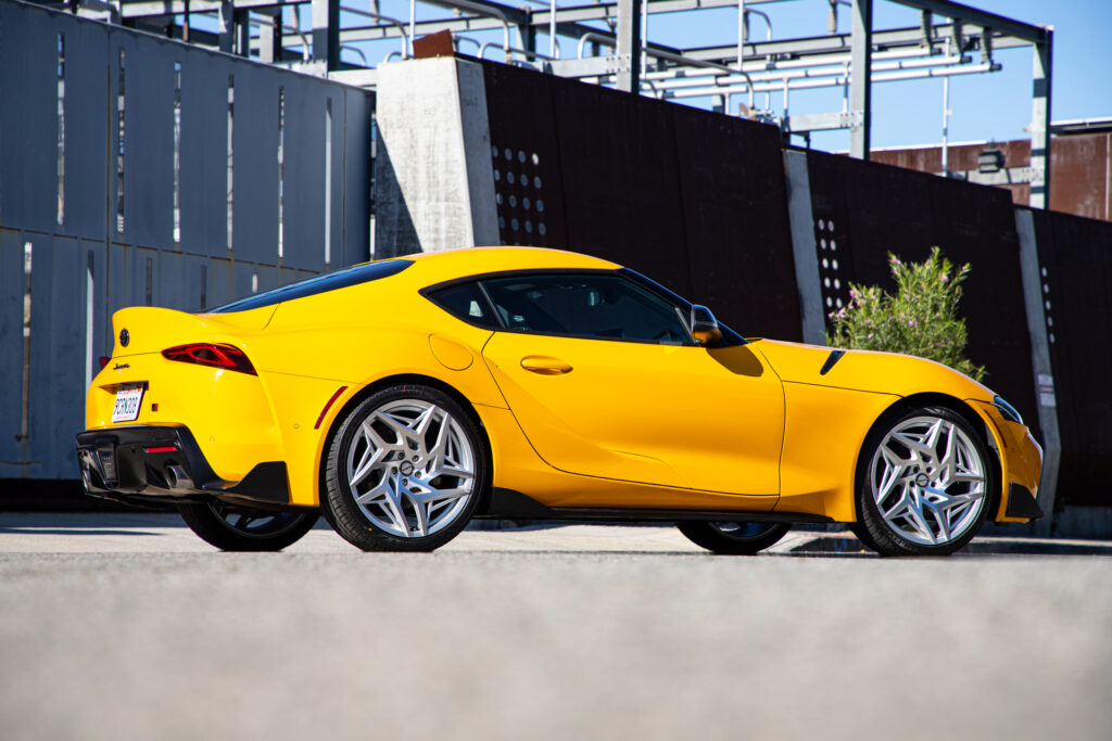 Shift Valve Wheels on a Toyota Supra