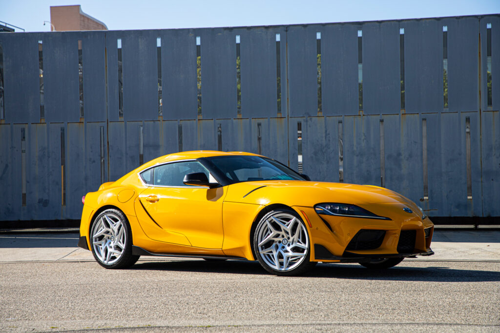 Shift Valve Wheels on a Toyota Supra