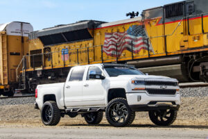 22x12 M07 OffRoad Monster Wheels on a Chevrolet Silverado