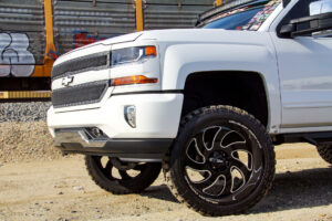 22x12 M07 OffRoad Monster Wheels on a Chevrolet Silverado