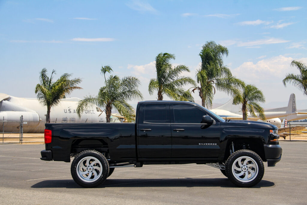 M07 OffRoad Monster Wheels Lifted on a Chevrolet Silverado 1500