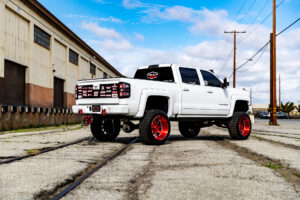 M22 Offroad Monster Wheels on a Lifted Chevrolet Silverado