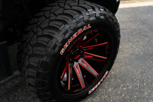 M25 Offroad Monster Wheels on a Lifted Chevy Silverado Z71