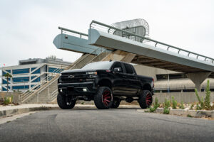 M25 Offroad Monster Wheels on a Lifted Chevy Silverado Z71