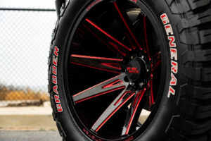 M25 Offroad Monster Wheels on a Lifted Chevy Silverado Z71