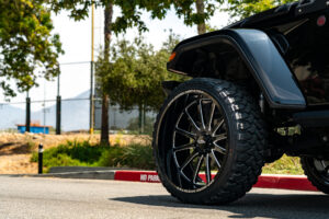 26x12 M26 - OffRoad Monster Wheels on a Jeep Gladiator