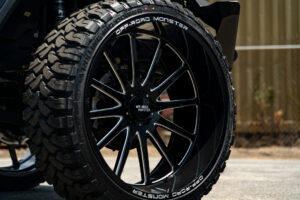 26x12 M26 - OffRoad Monster Wheels on a Jeep Gladiator