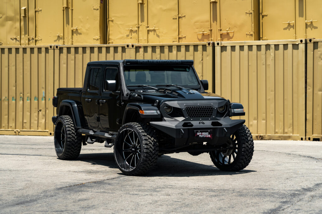 26x12 M26 - OffRoad Monster Wheels on a Jeep Gladiator