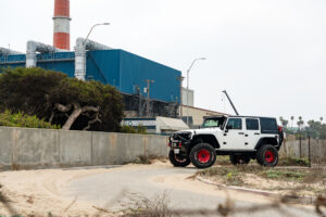 M50 OffRoad Monster Wheels on a White Jeep JK