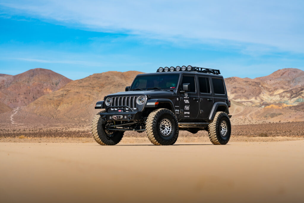 M50 Offroad Monster Wheels on the 2022 SEMA Jeep JLU