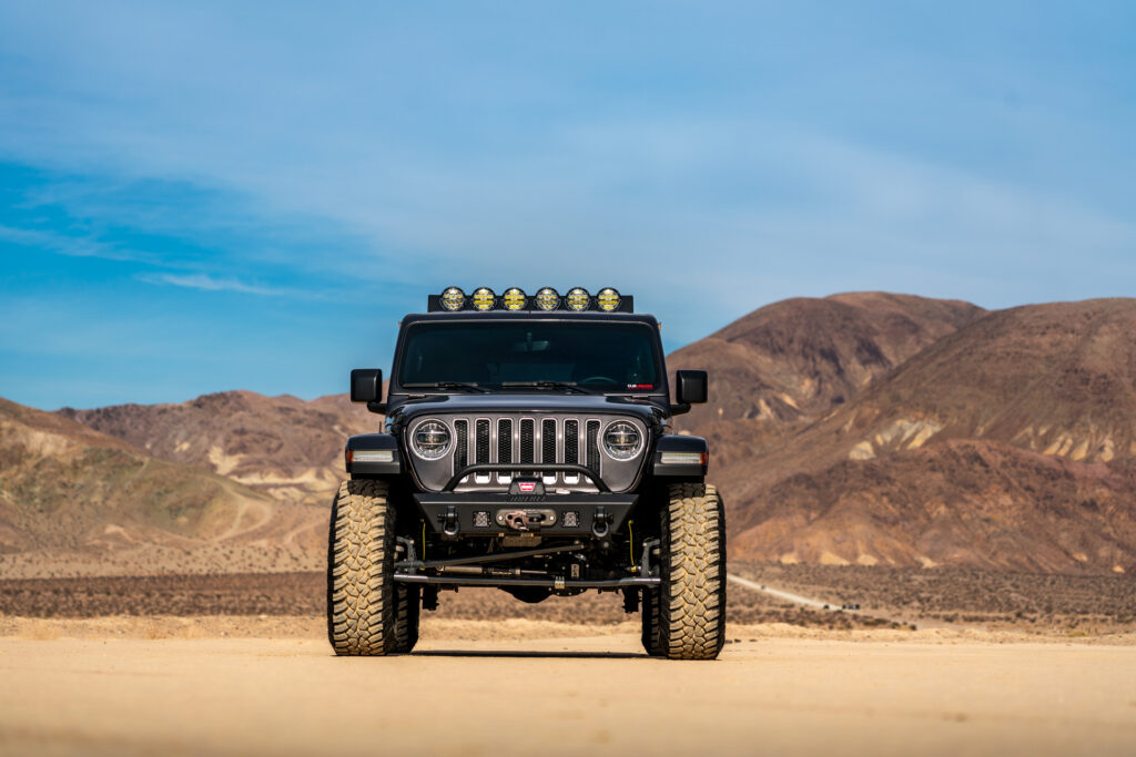 M50 Offroad Monster Wheels on the 2022 SEMA Jeep JLU