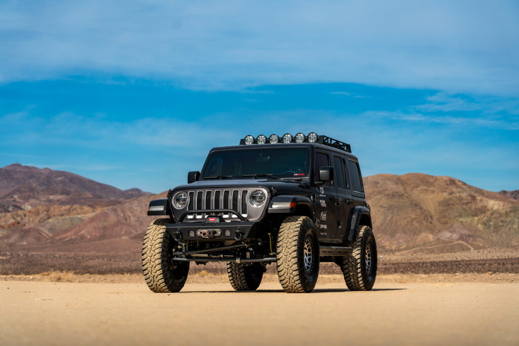 M50 Offroad Monster Wheels on the 2022 SEMA Jeep JLU