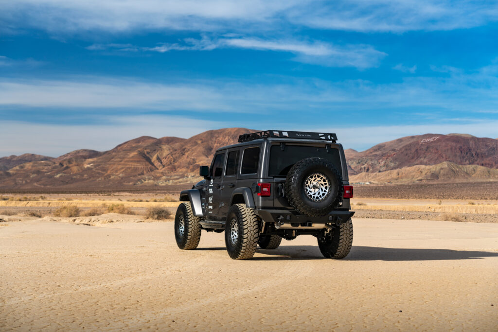 M50 Offroad Monster Wheels on the 2022 SEMA Jeep JLU