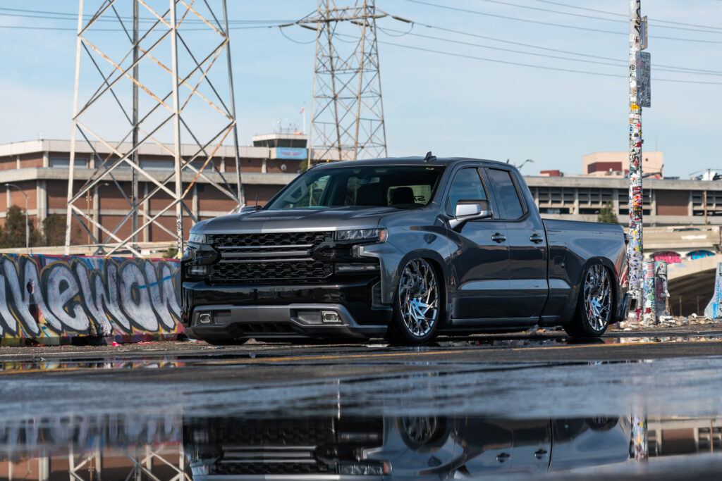 Silverado on Strada Nido Chrome Wheels