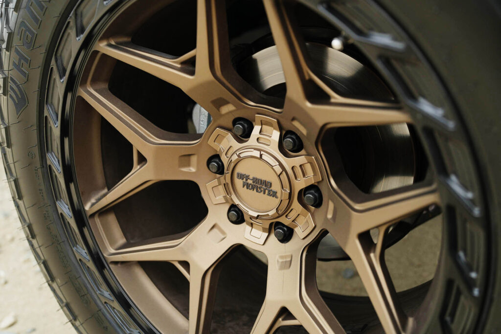 Offroad Monster M40 Wheel in Bronze on a Toyota Tacoma