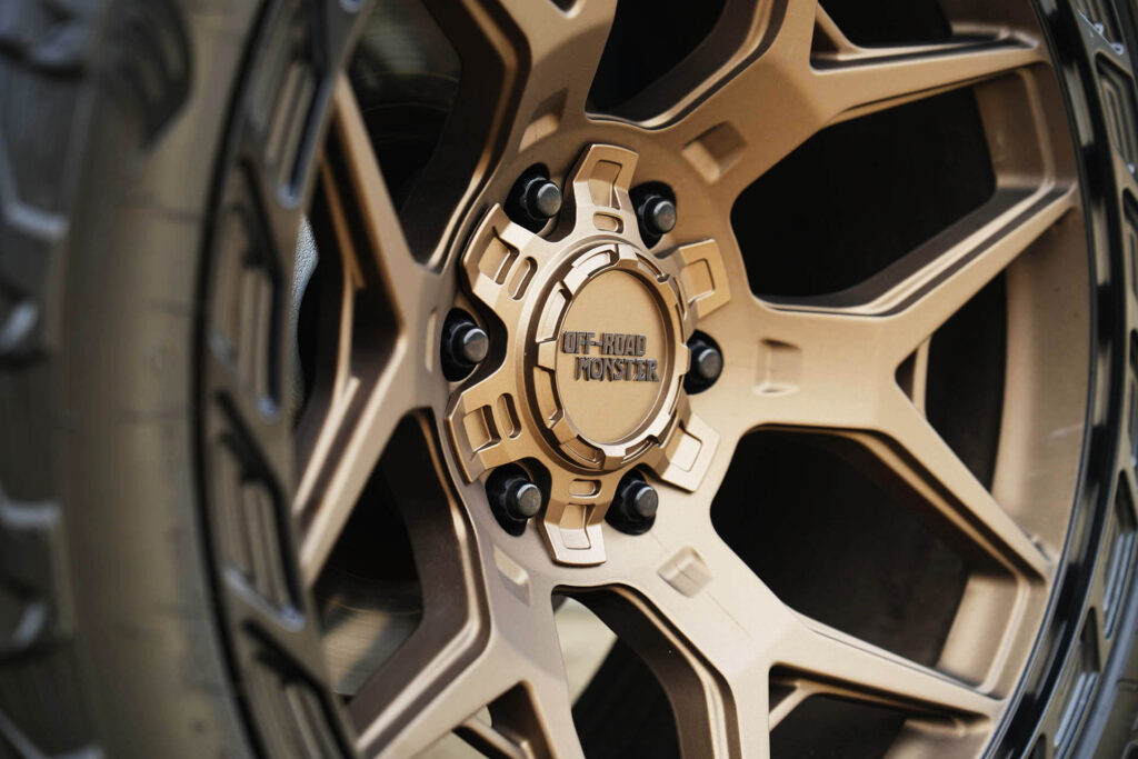 Offroad Monster M40 Wheel in Bronze on a Toyota Tacoma