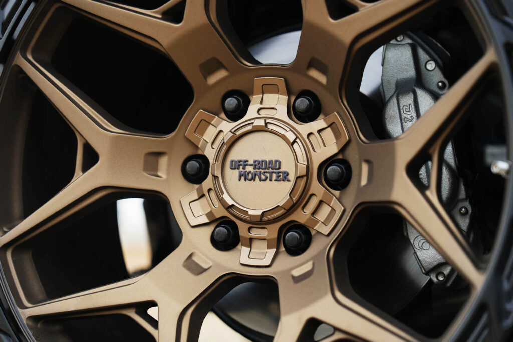 Offroad Monster M40 Wheel in Bronze on a Toyota Tacoma