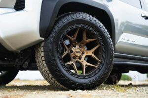 Offroad Monster M40 Wheel in Bronze on a Toyota Tacoma
