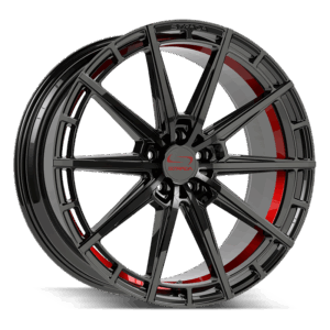 Strada Palo in Gloss Black Red Ring