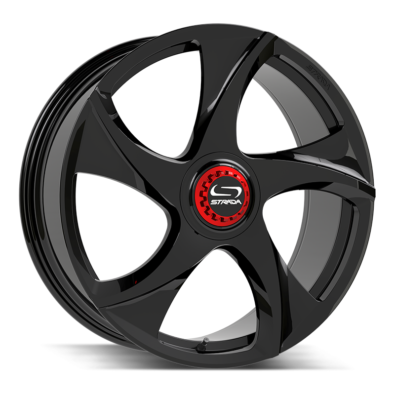 Strada VINO-Gloss Black Red Cap