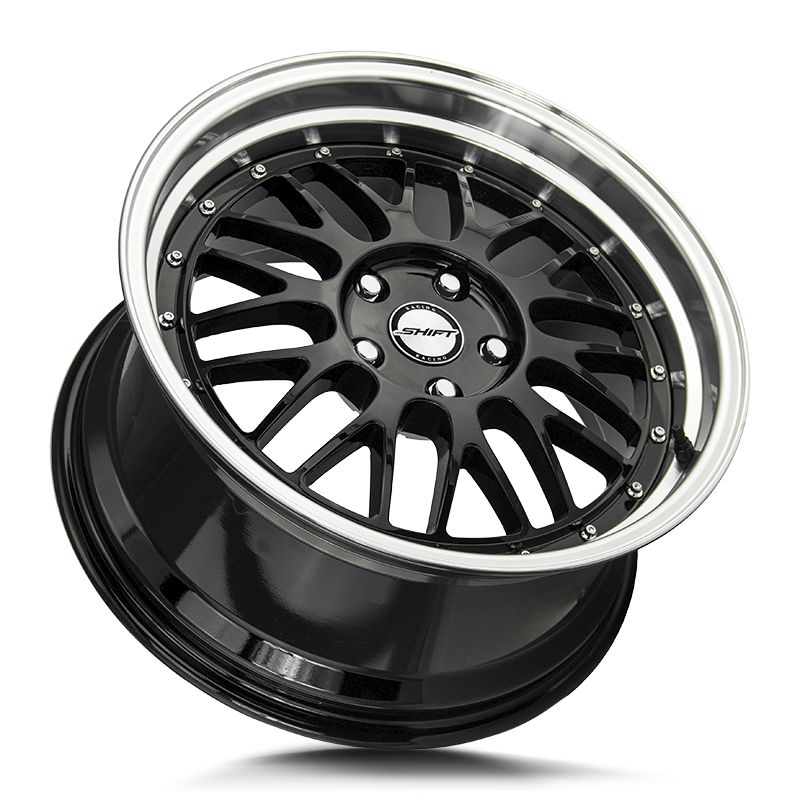 The Flywheel Wheel by Shift in Gloss Black Polished Lip