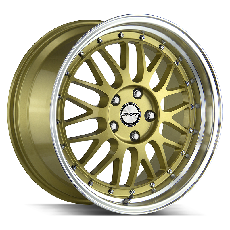 The Flywheel Wheel by Shift in Gold Polished Lip