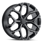 The Snowflake Wheel by Strada OE Replica in Gloss Black Milled – Strada ...