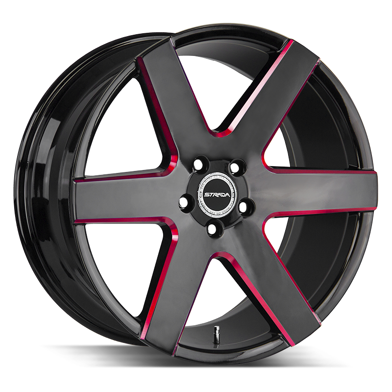 thumbnail image 2 of Strada Black And Machined Wheel Center Cap – C-876B-1 / C-STRA-2 2 of 6