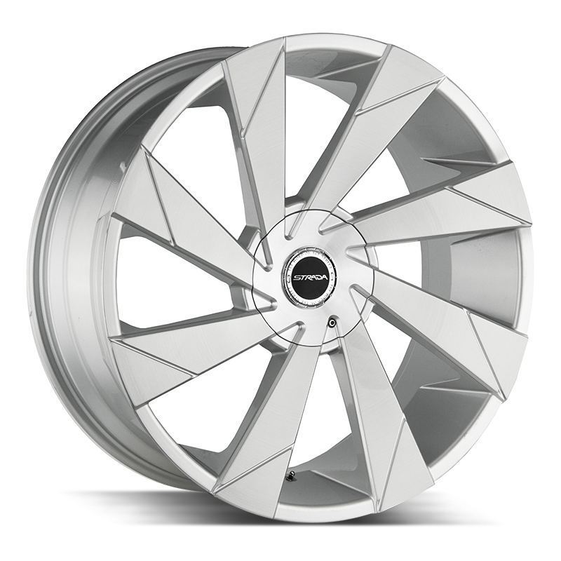 The Moto Wheel by Strada in Brushed Face Silver